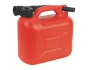 Red Plastic Fuel Can 5 Litre